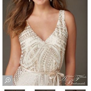 ✨PROM DRESS✨Rose Gold French Novelty Dress